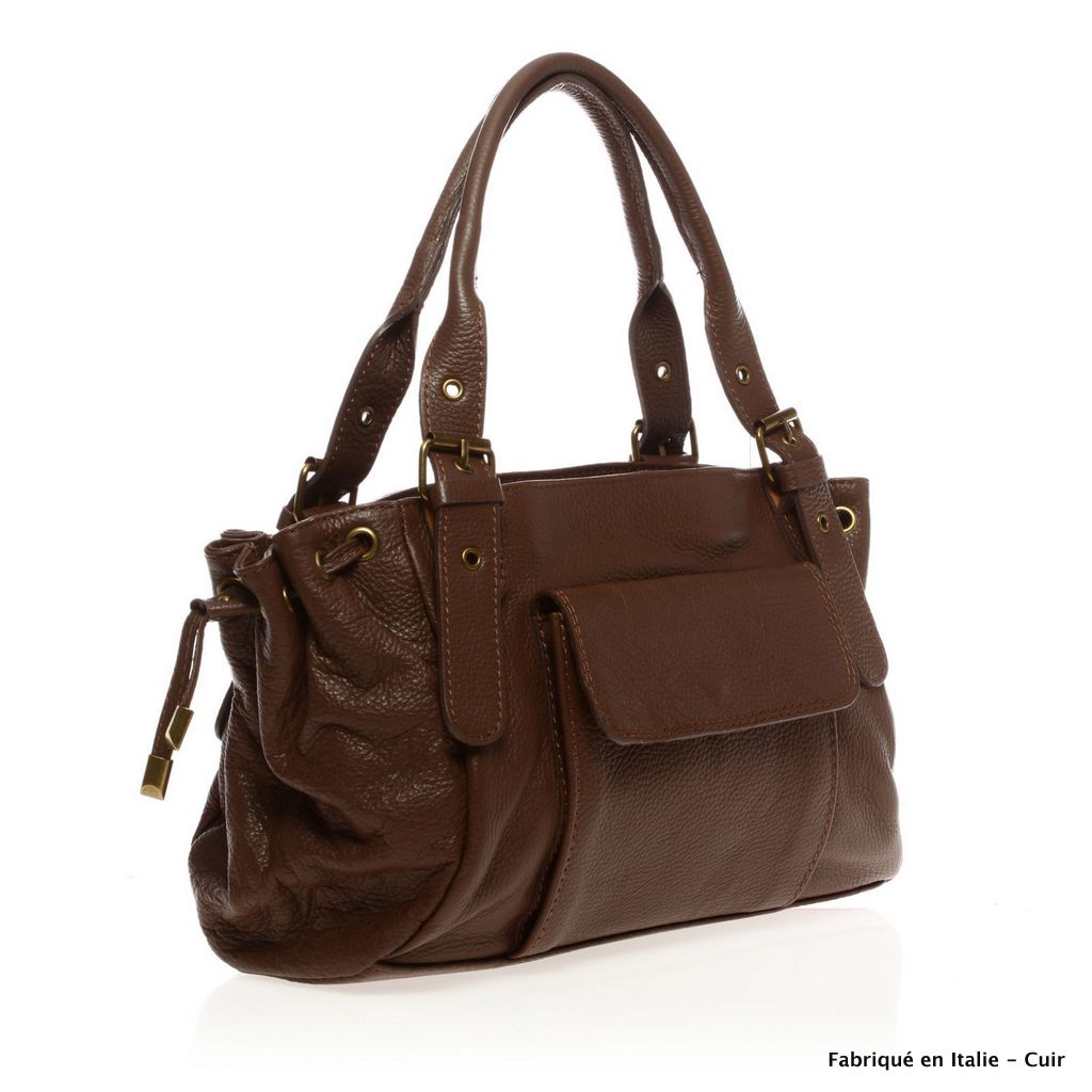 Sac à main cuir Agate - Valencia Paris