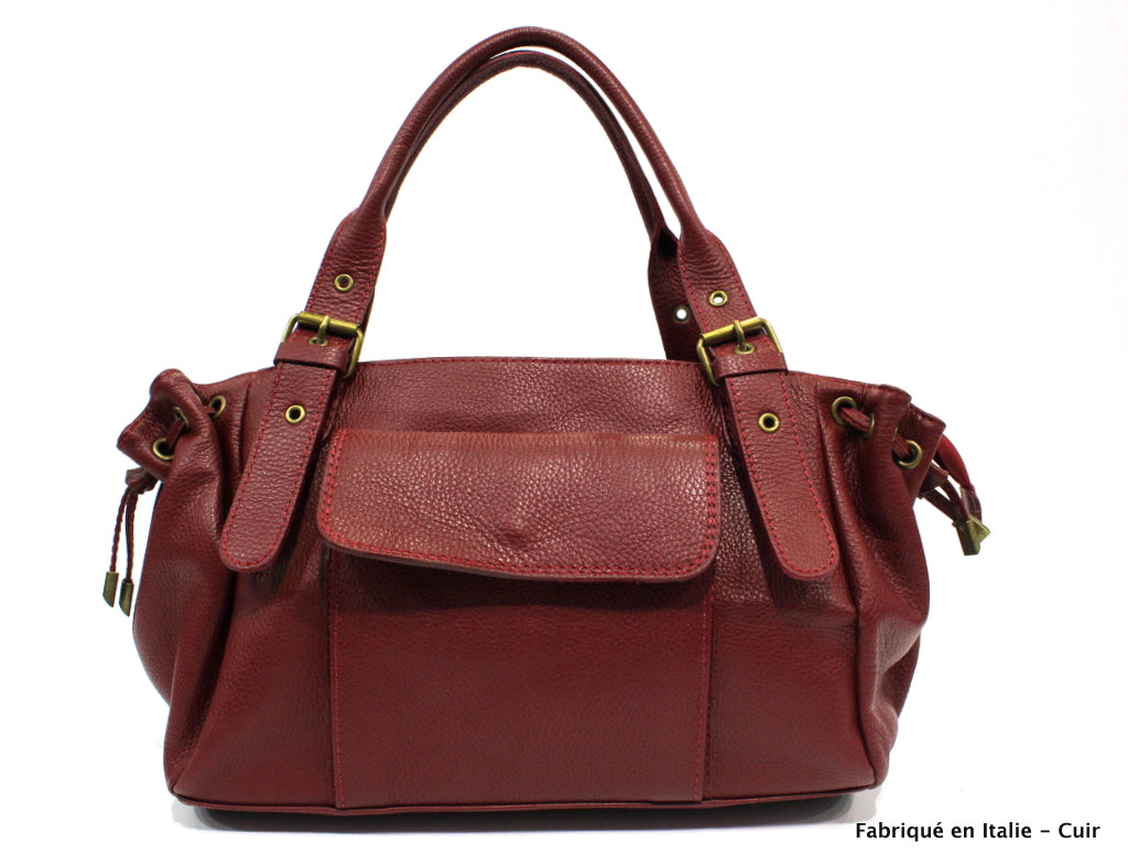 Sac à main cuir Agate - Valencia Paris