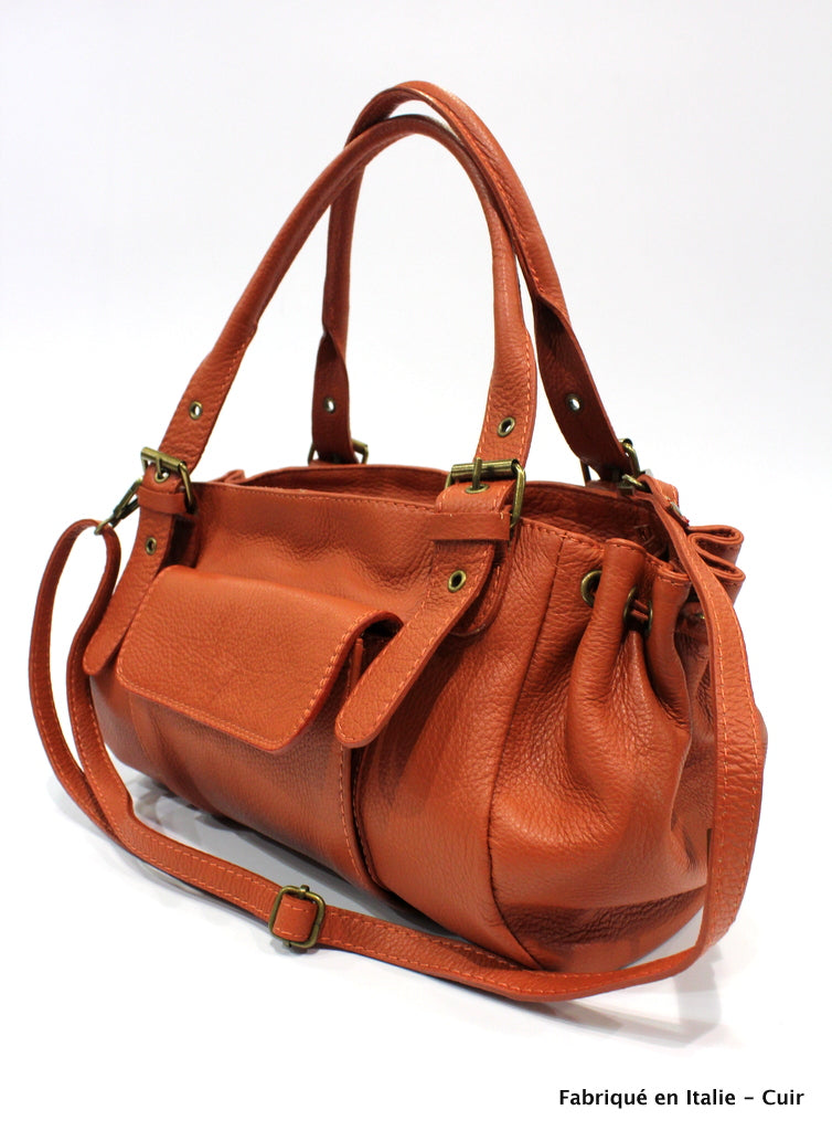 Sac à main cuir Agate - Valencia Paris