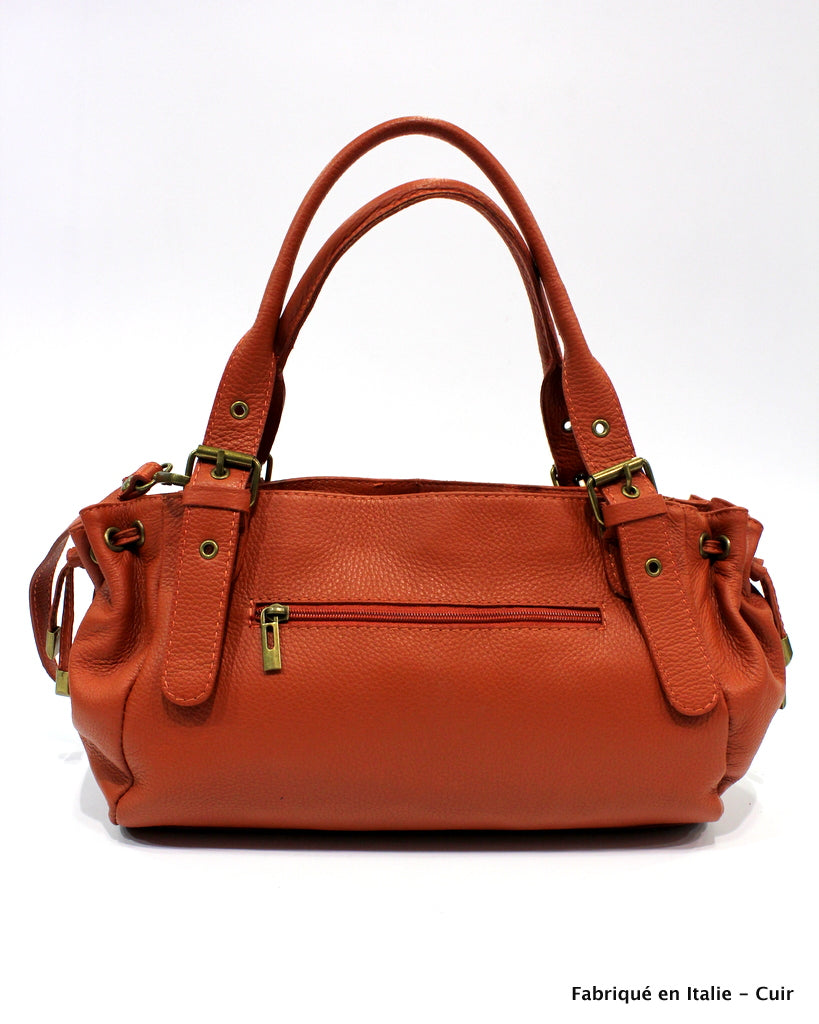 Sac à main cuir Agate - Valencia Paris