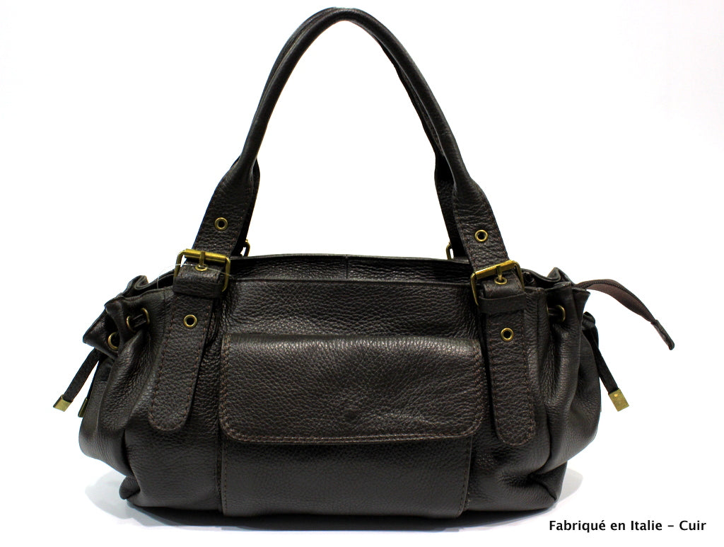 Sac à main cuir Agate - Valencia Paris