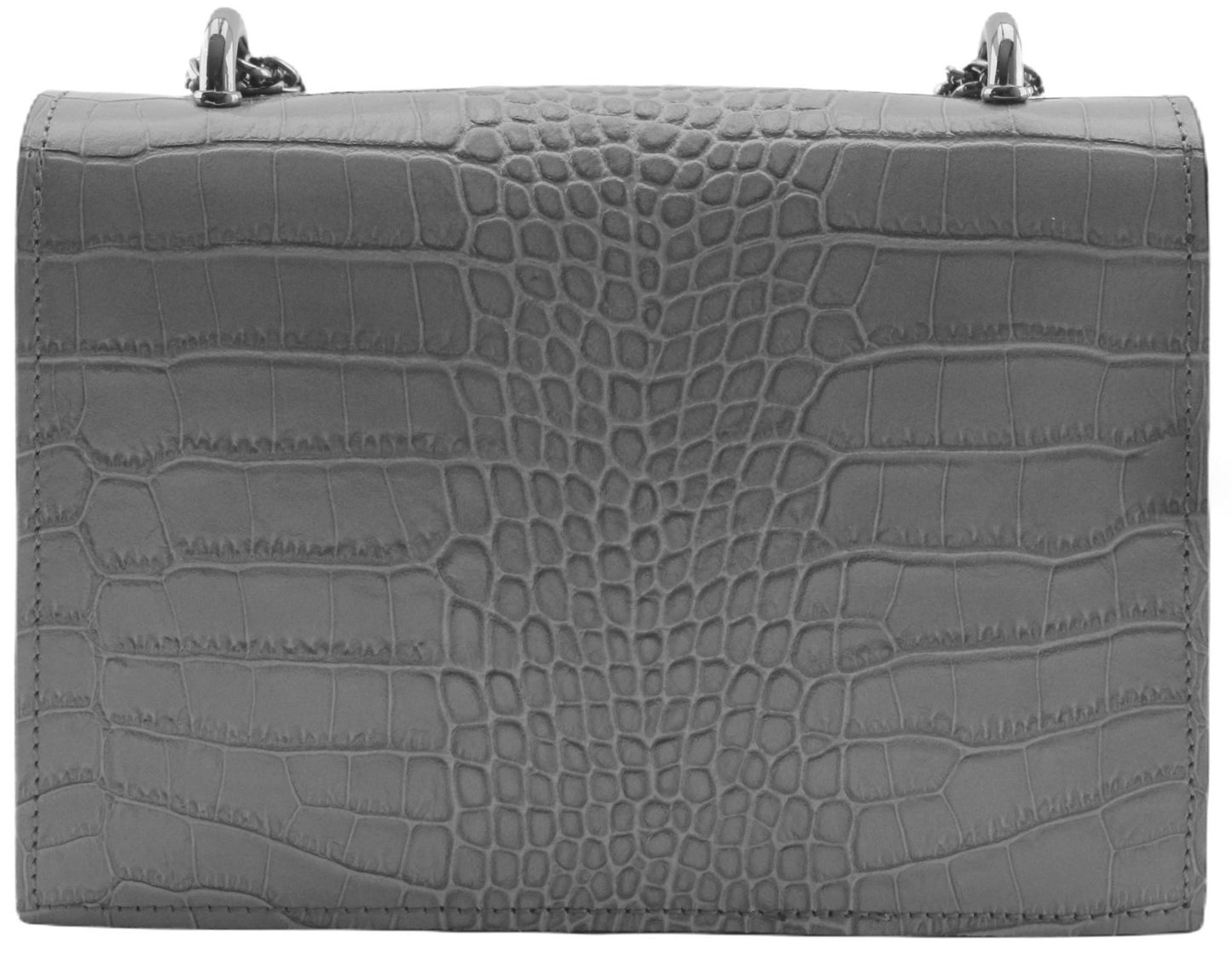 Sac bandoulière cuir imprimé croco femme Alexandrine - Valencia Paris