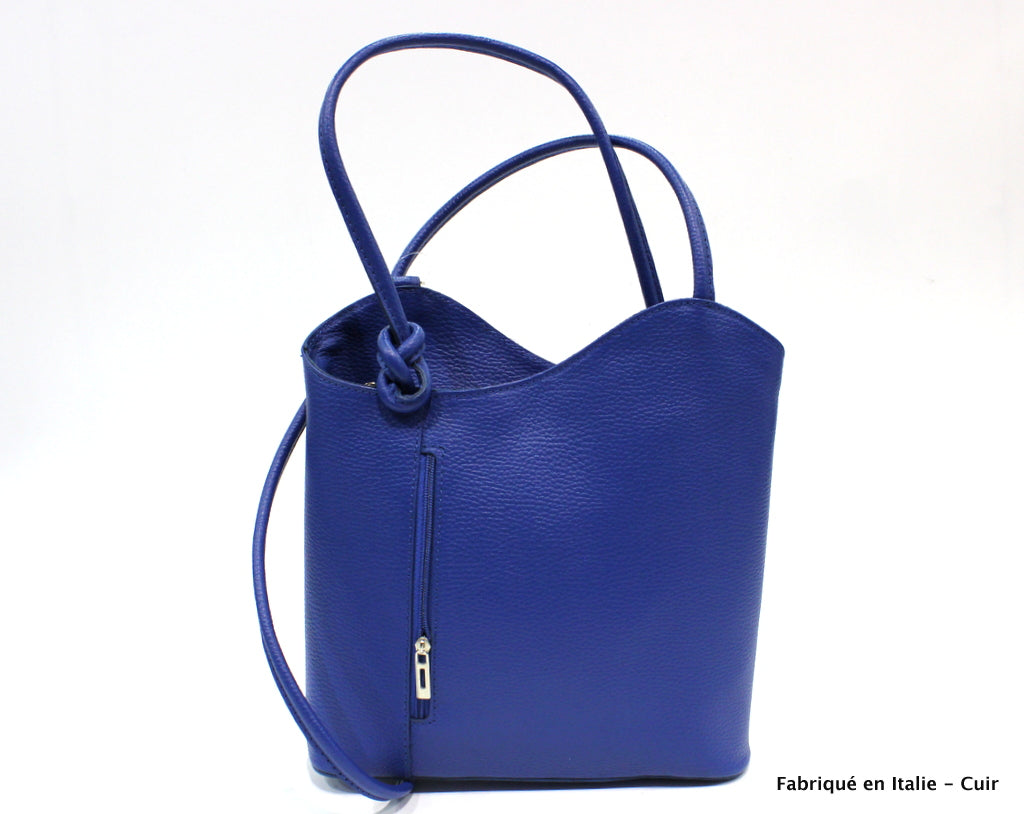 Alizé sac à dos en cuir pour femme & sac porté épaule - Valencia paris