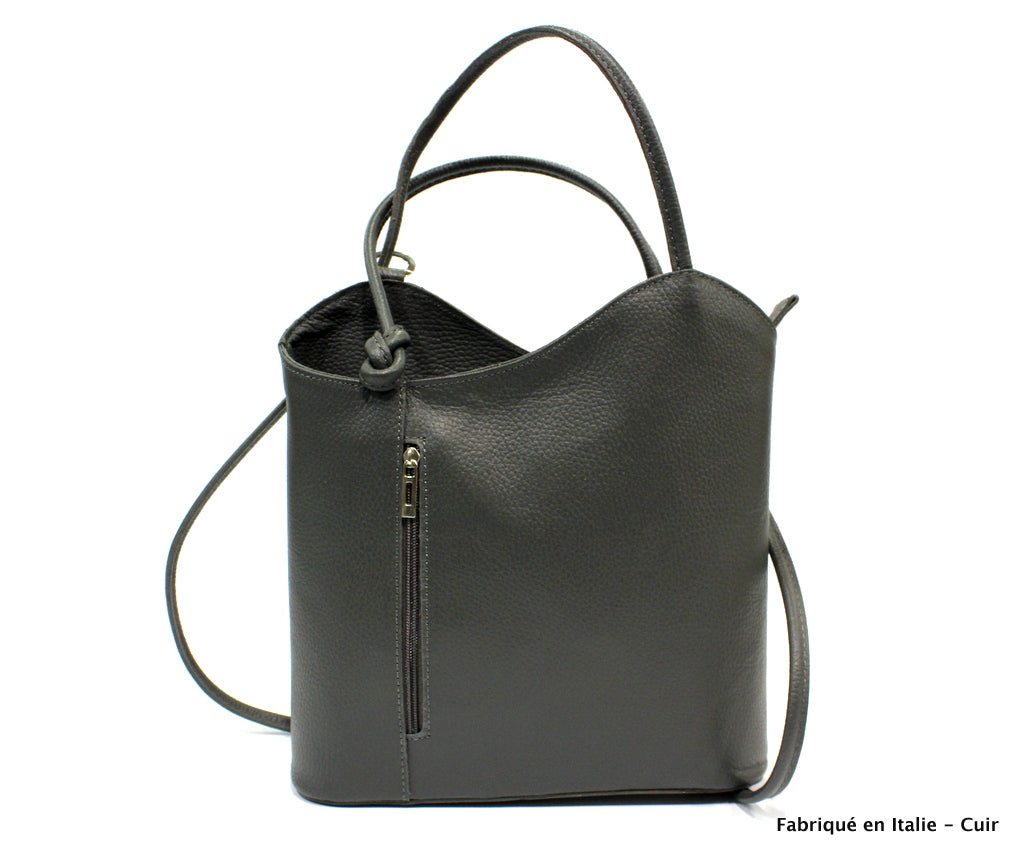 Alizé sac à dos en cuir pour femme & sac porté épaule - Valencia paris