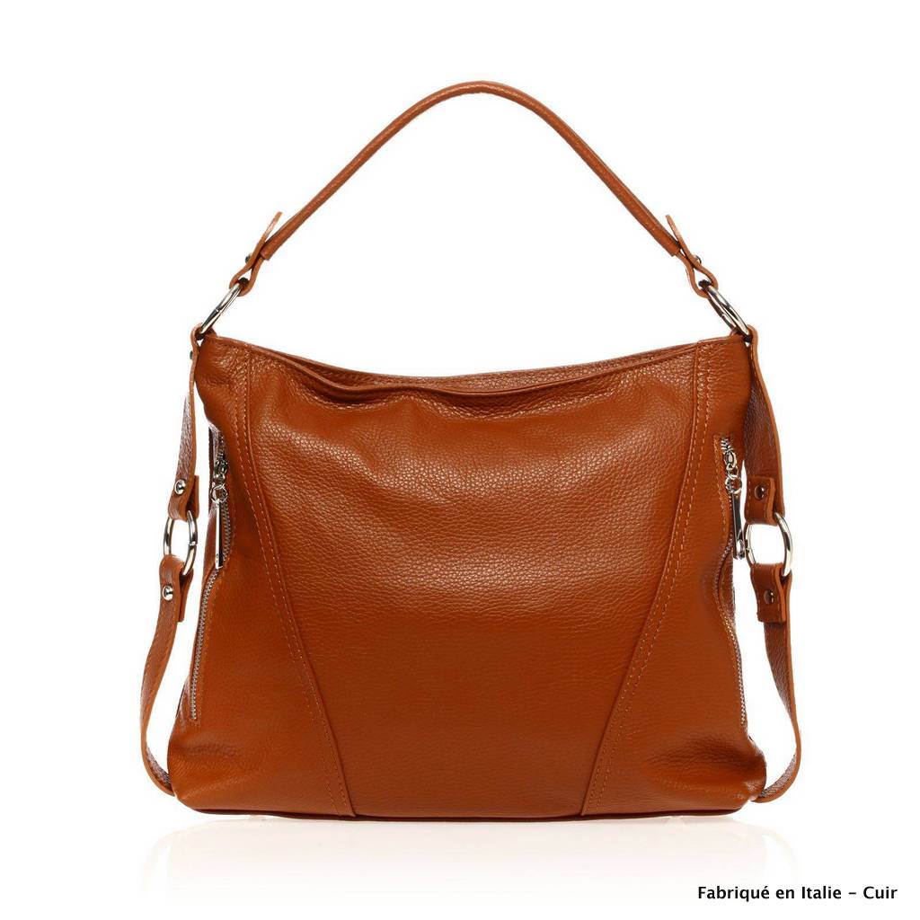 Sac porté épaule en cuir Ariane - Valencia Paris