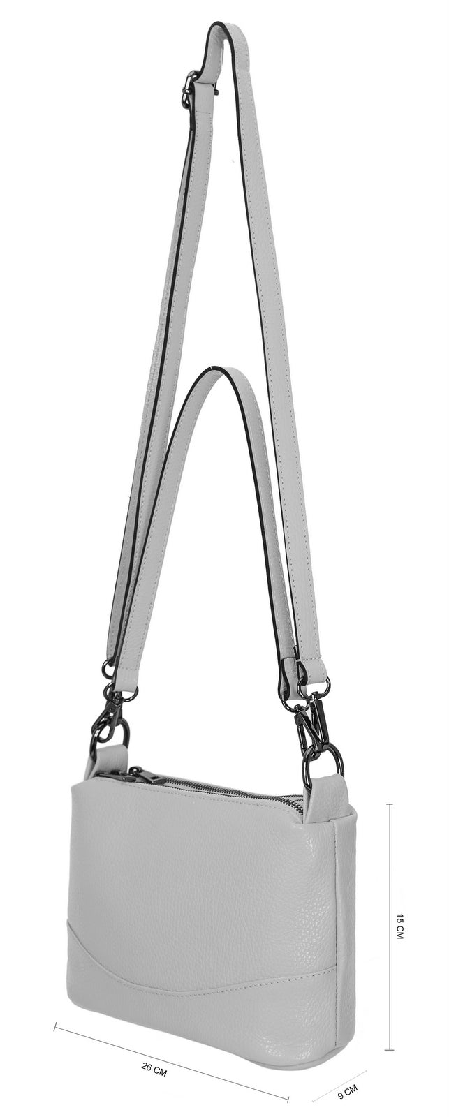 Sac bandoulière en cuir femme Camille - Valencia Paris