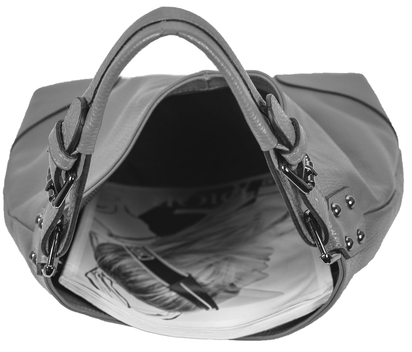 Sac cuir porté épaule femme Carole - Valencia Paris