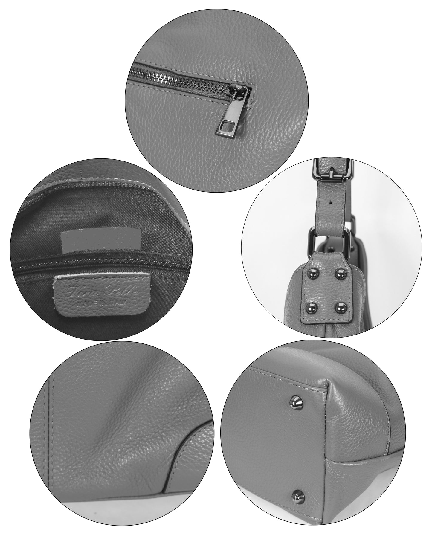 Sac cuir porté épaule femme Carole - Valencia Paris