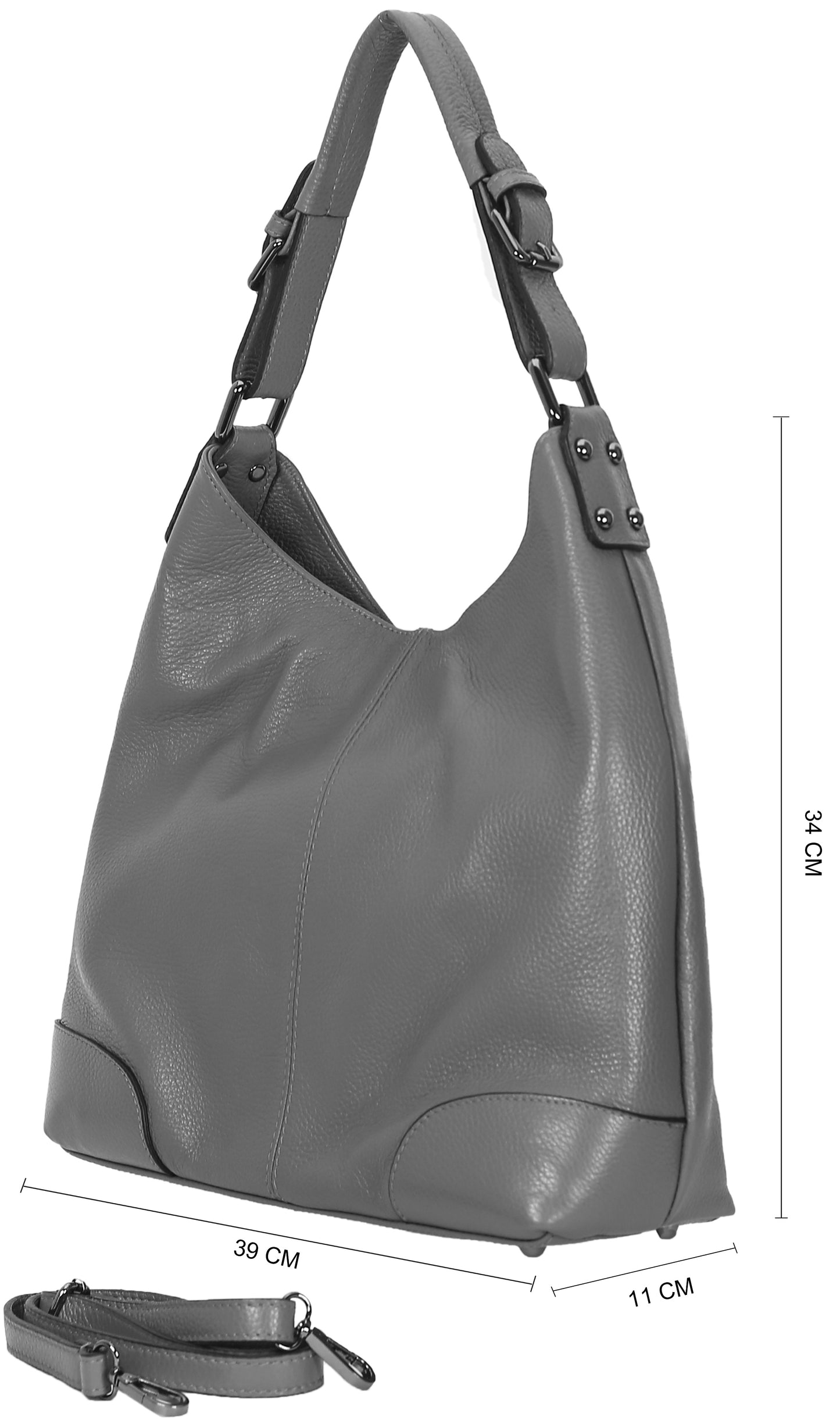 Sac cuir porté épaule femme Carole - Valencia Paris