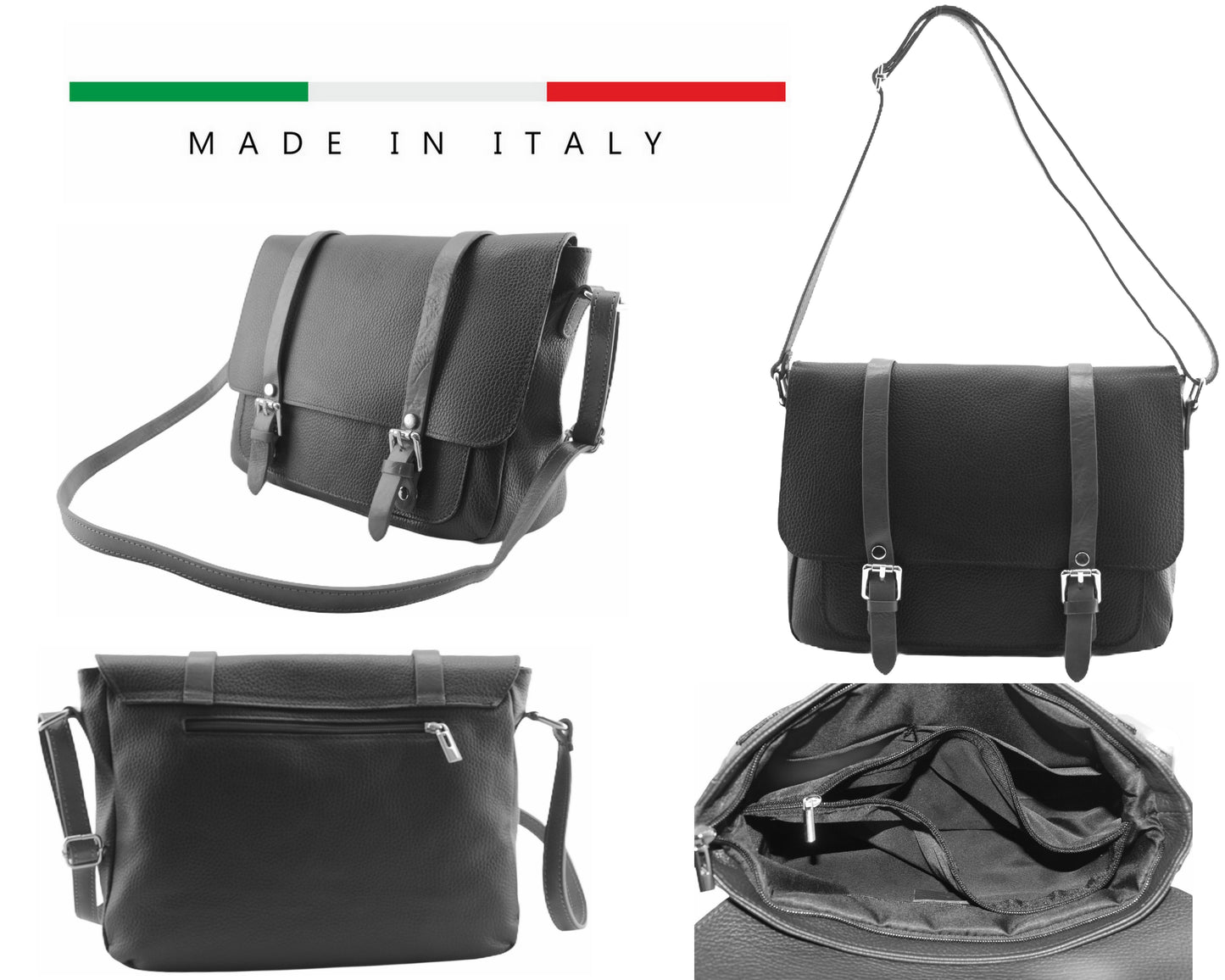 Sac bandoulière en cuir pour femme Colette - Valencia Paris