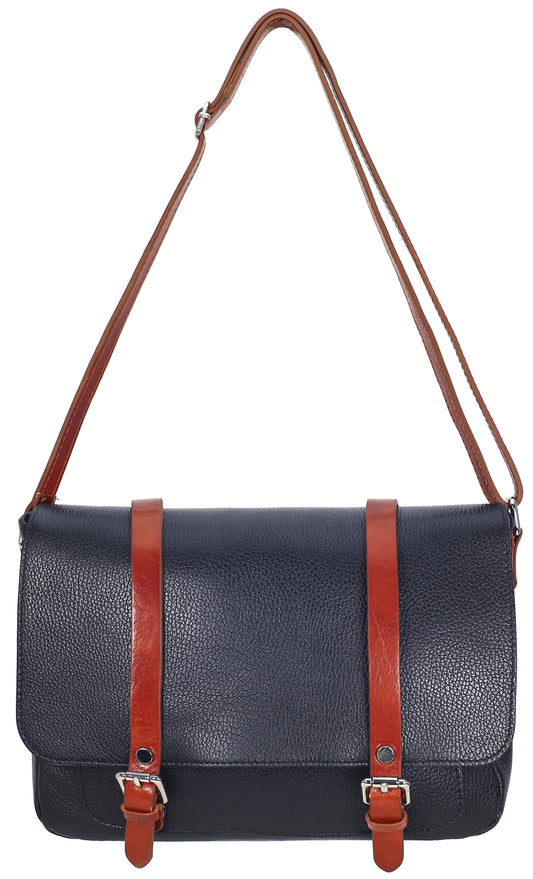 Sac bandoulière en cuir pour femme Colette - Valencia Paris