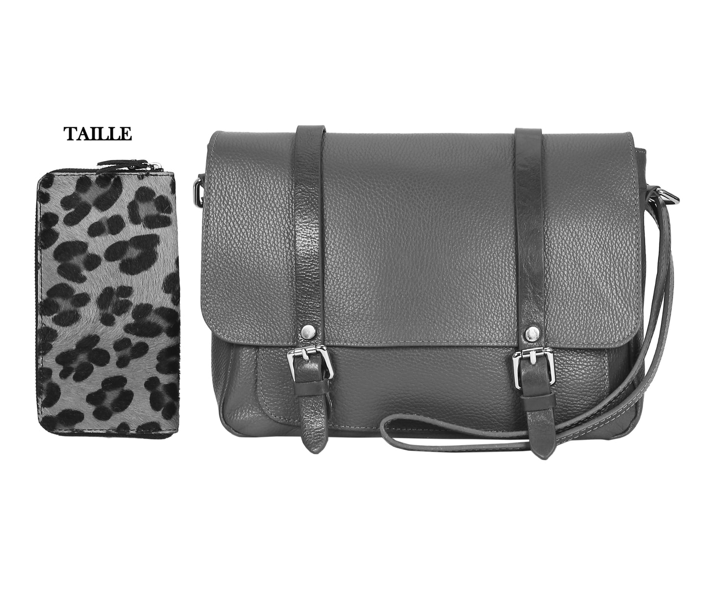 Sac bandoulière en cuir pour femme Colette - Valencia Paris