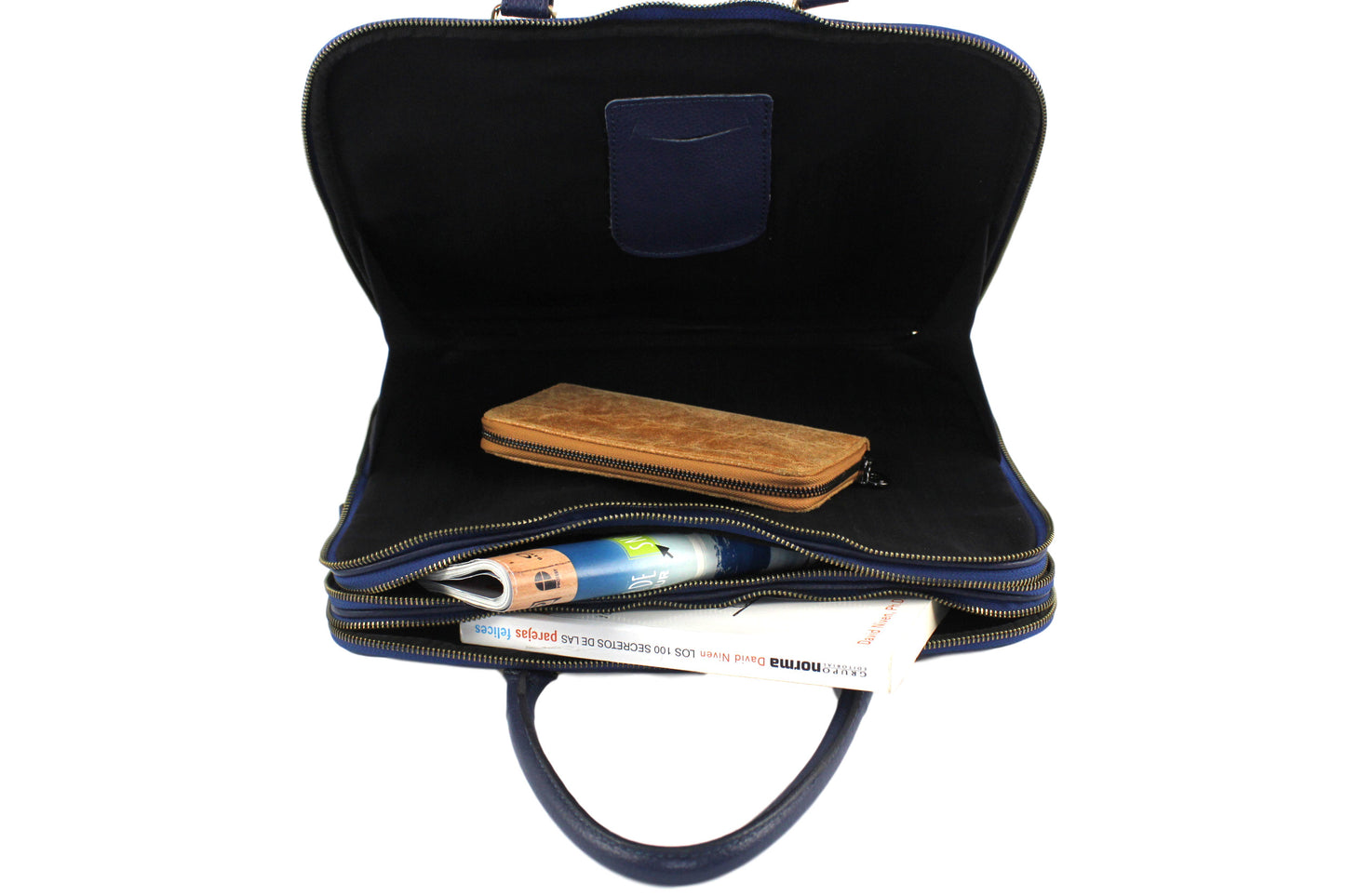 Sac porte documents en cuir Dominique - Valencia Paris