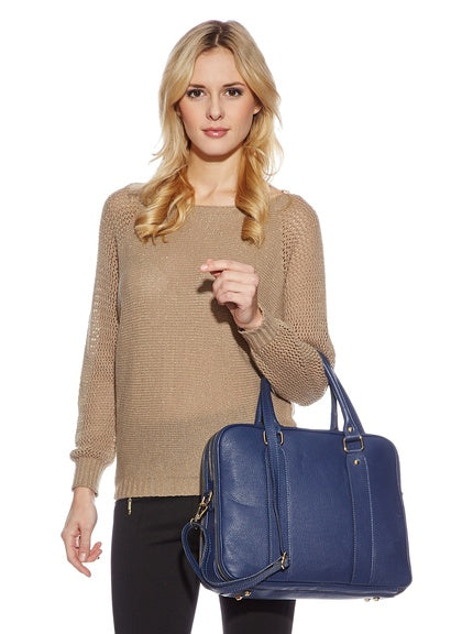 Sac porte documents en cuir Dominique - Valencia Paris