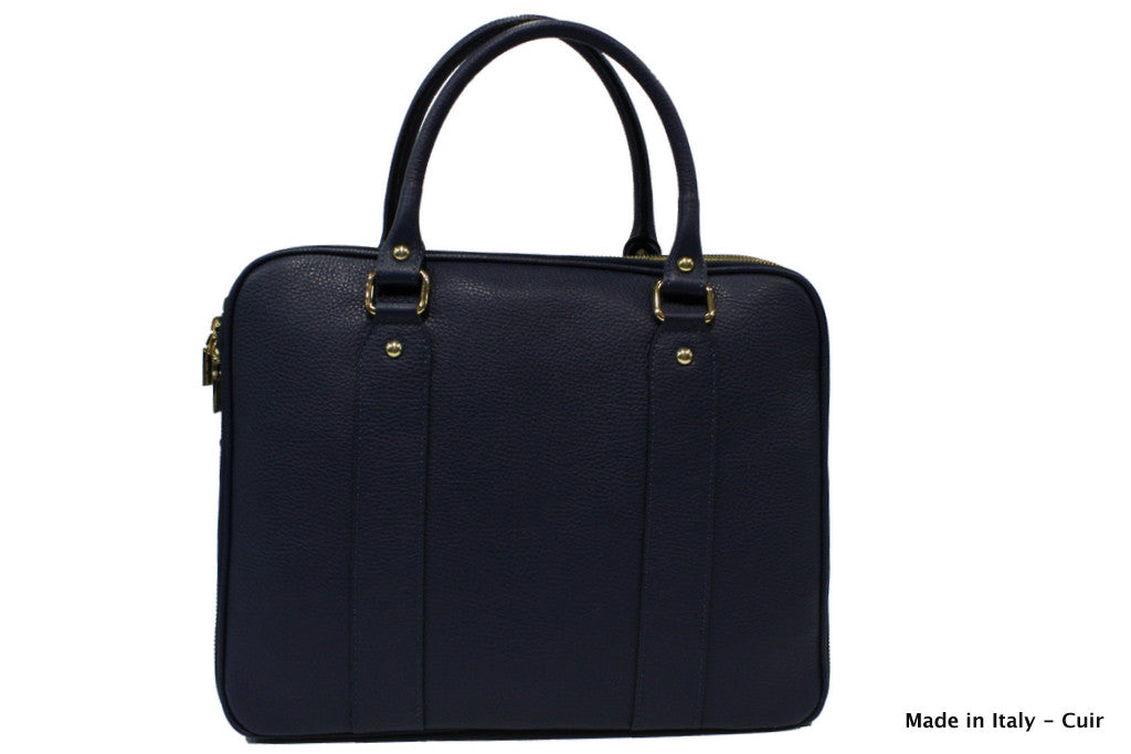 Sac porte documents en cuir Dominique - Valencia Paris