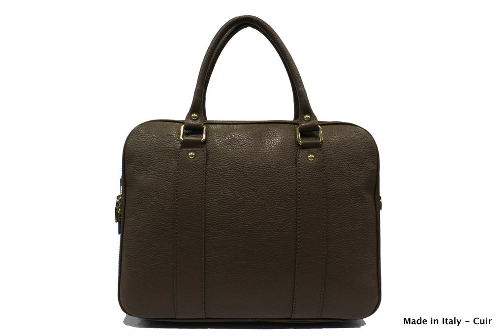 Sac porte documents en cuir Dominique - Valencia Paris