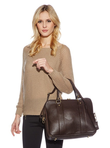 Sac porte documents en cuir Dominique - Valencia Paris