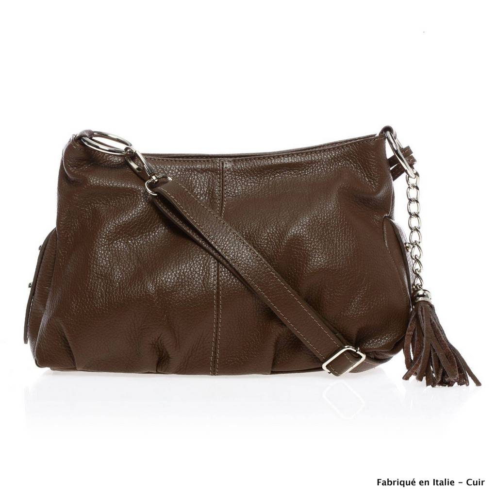 Sac bandoulière en cuir Elise - Valencia Paris