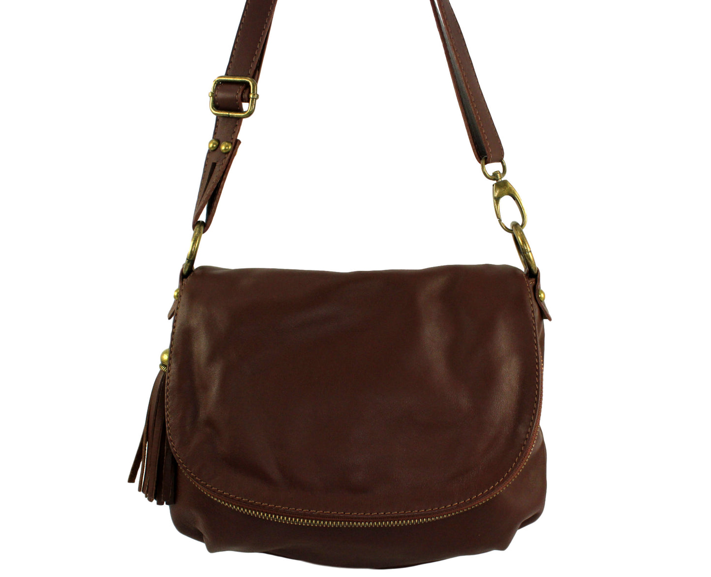 Sac bandoulière en cuir souple Juliette - Valencia Paris