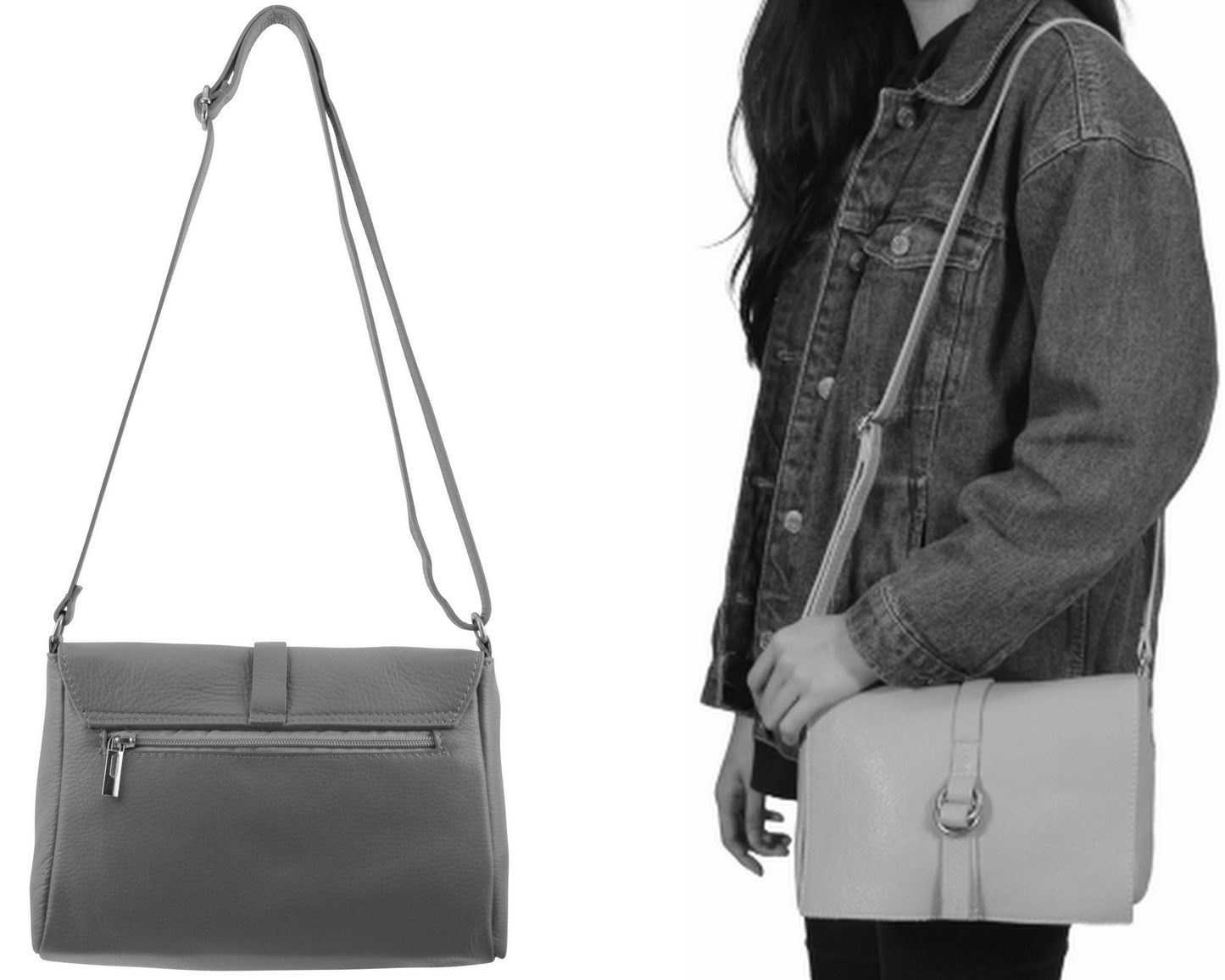 Sac en bandoulière cuir Zoe - Valencia Paris