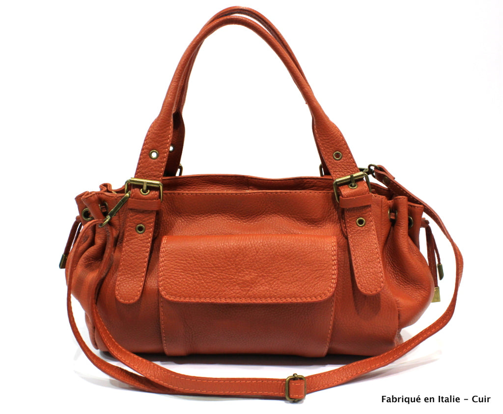 Sac à main cuir Agate - Valencia Paris