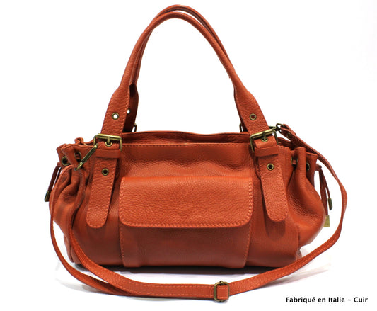 Sac à main cuir Agate - Valencia Paris