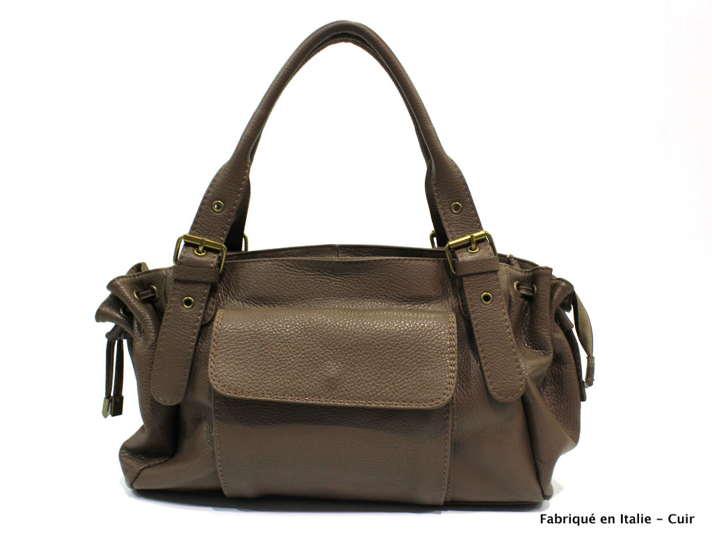 Sac à main cuir Agate - Valencia Paris