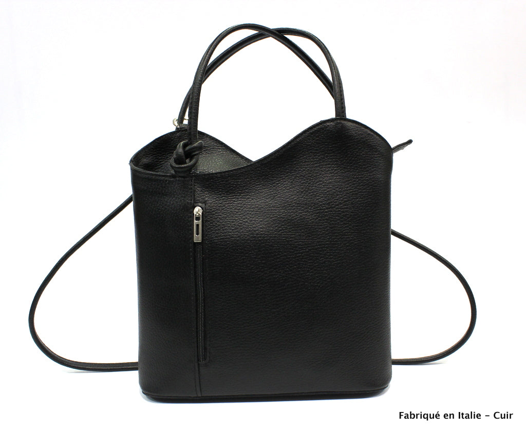 Alizé sac à dos en cuir pour femme & sac porté épaule - Valencia paris