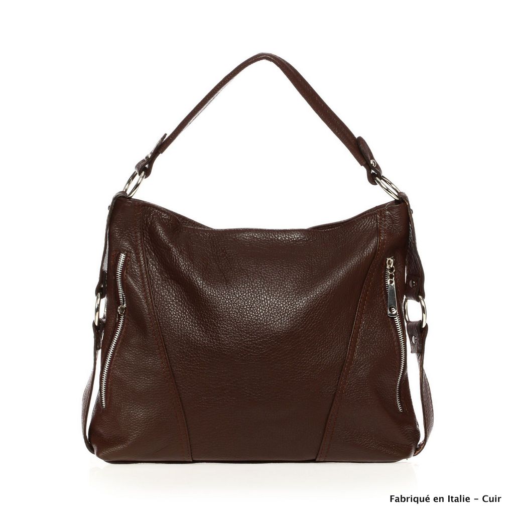 Sac porté épaule en cuir Ariane - Valencia Paris