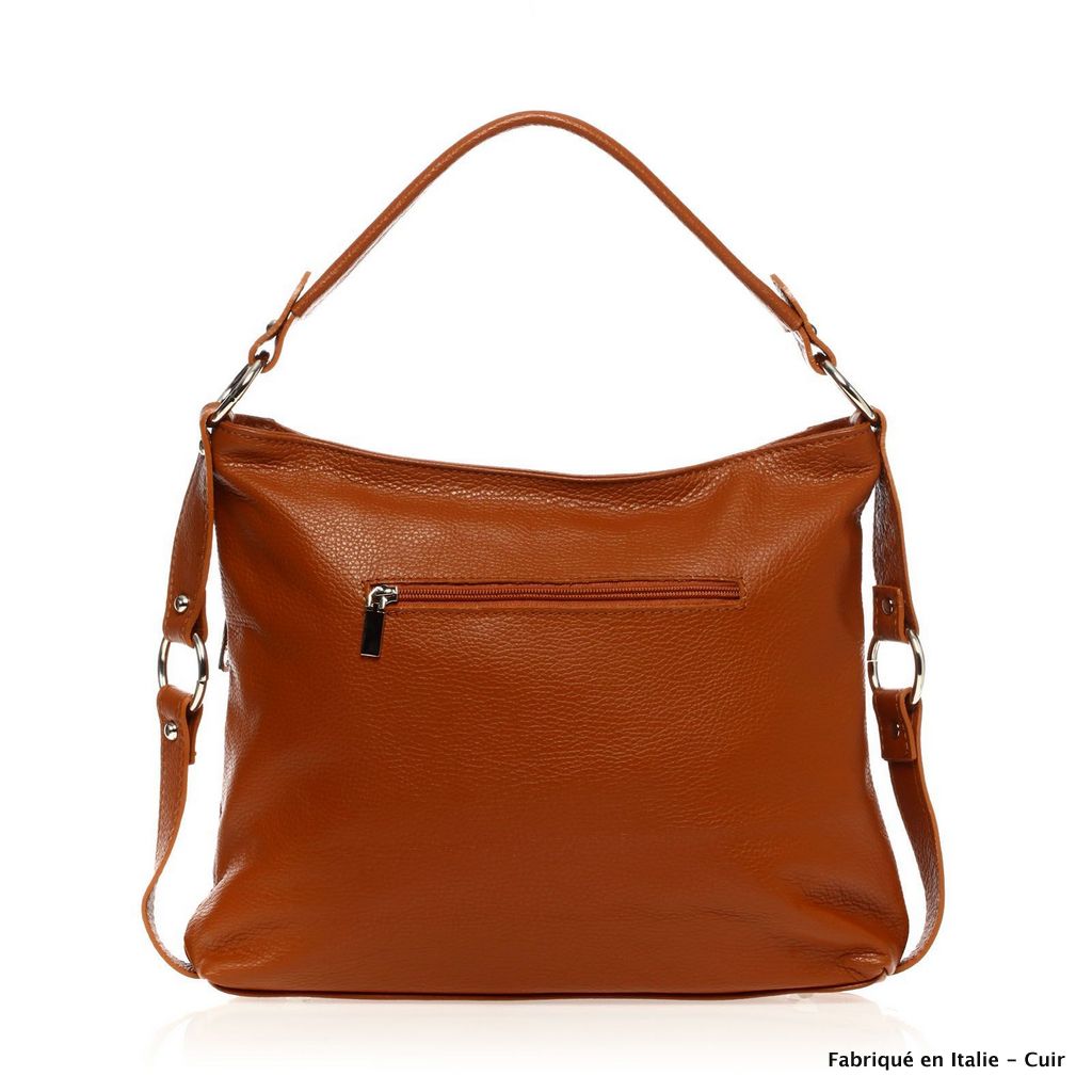 Sac porté épaule en cuir Ariane - Valencia Paris