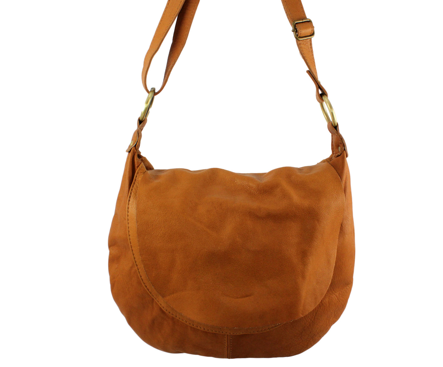 Sac bandoulière en cuir souple Axelle - Valencia Paris