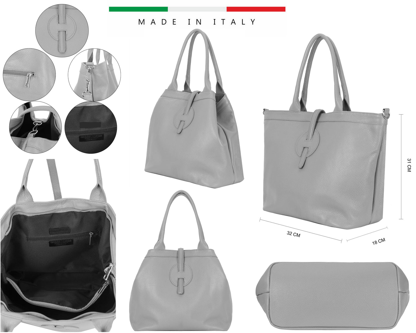 Sac cabas cuir femme Capucine -Valencia Paris