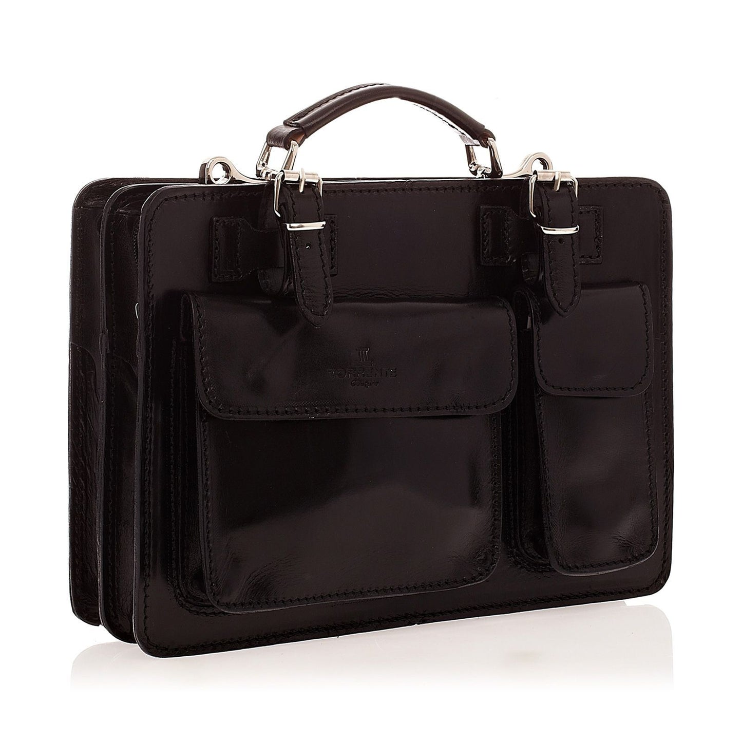 Porte documents en cuir mixte Carlo - VALENCIA PARIS