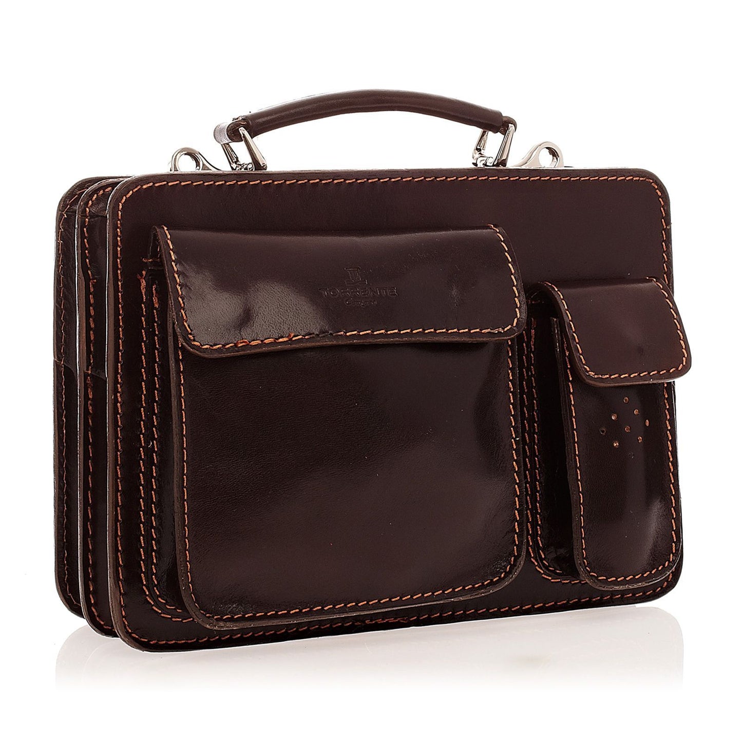 Porte documents en cuir mixte Carlo - VALENCIA PARIS