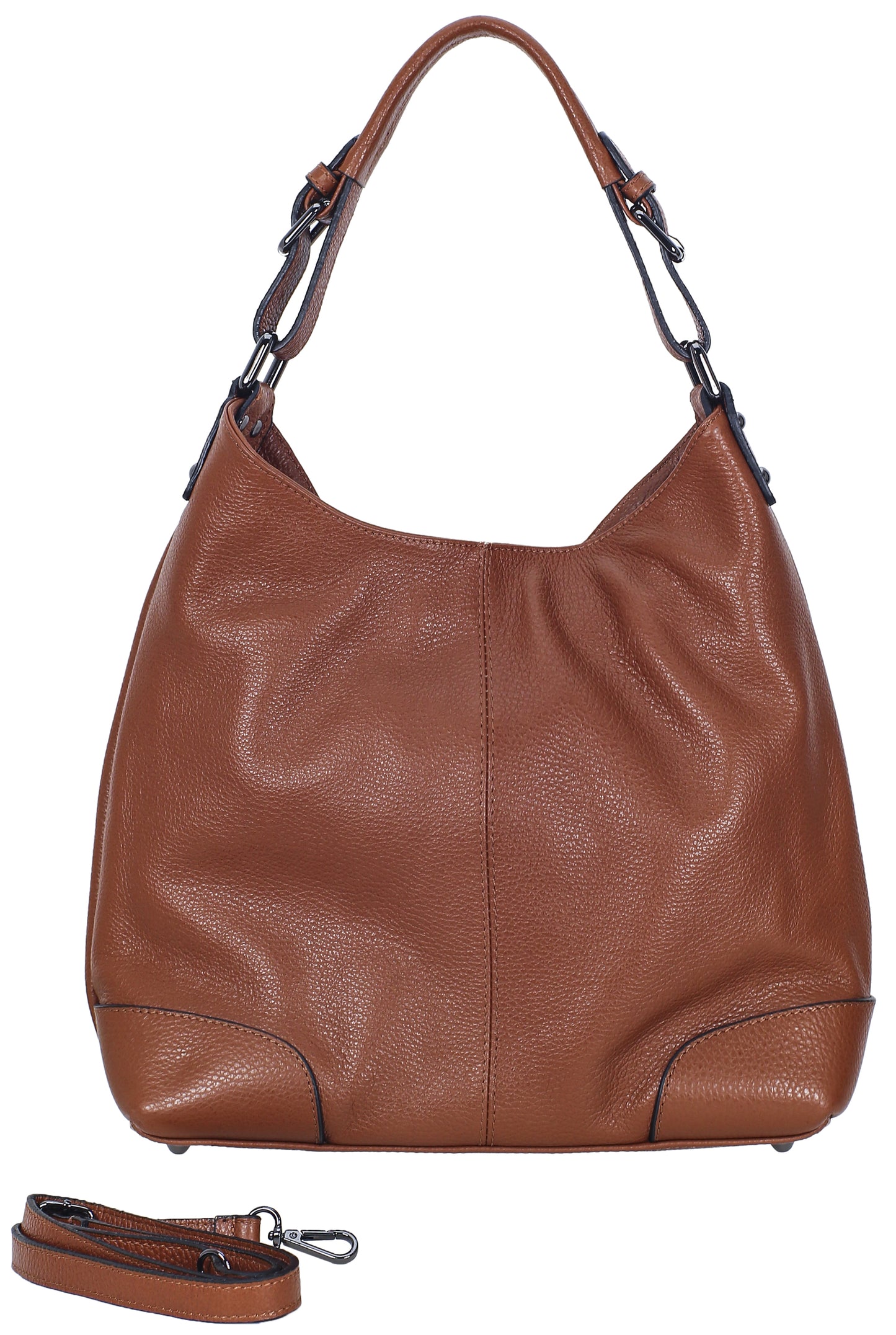 Sac cuir porté épaule femme Carole - Valencia Paris