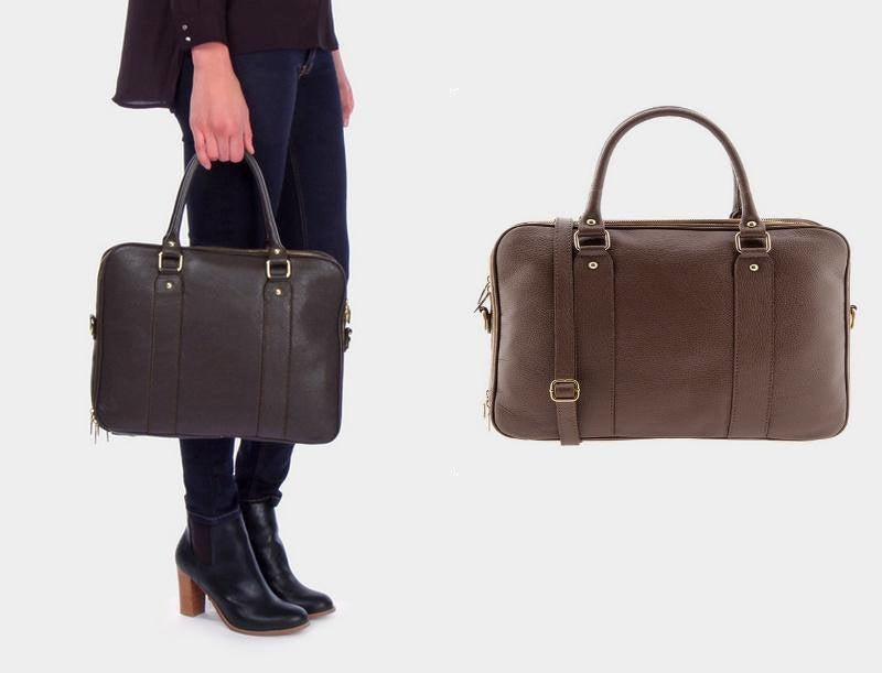 Sac porte documents en cuir Dominique - Valencia Paris