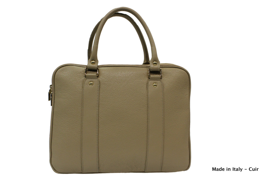 Sac porte documents en cuir Dominique - Valencia Paris