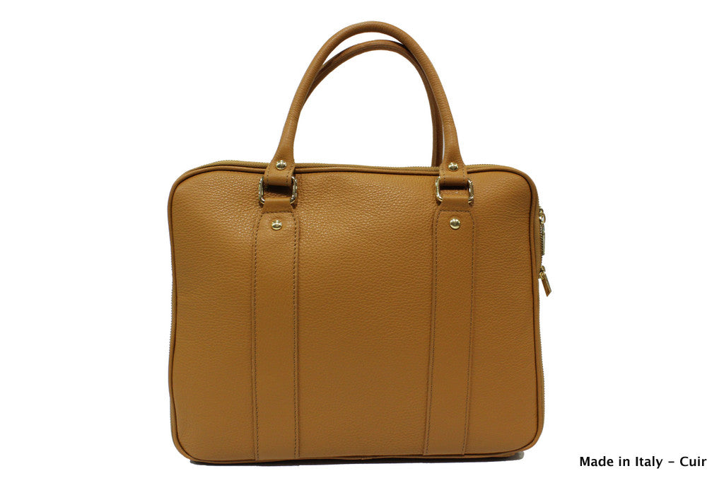 Sac porte documents en cuir Dominique - Valencia Paris