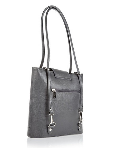 Sac à dos et sac bandoulièreen cuir Edith - Valencia Paris