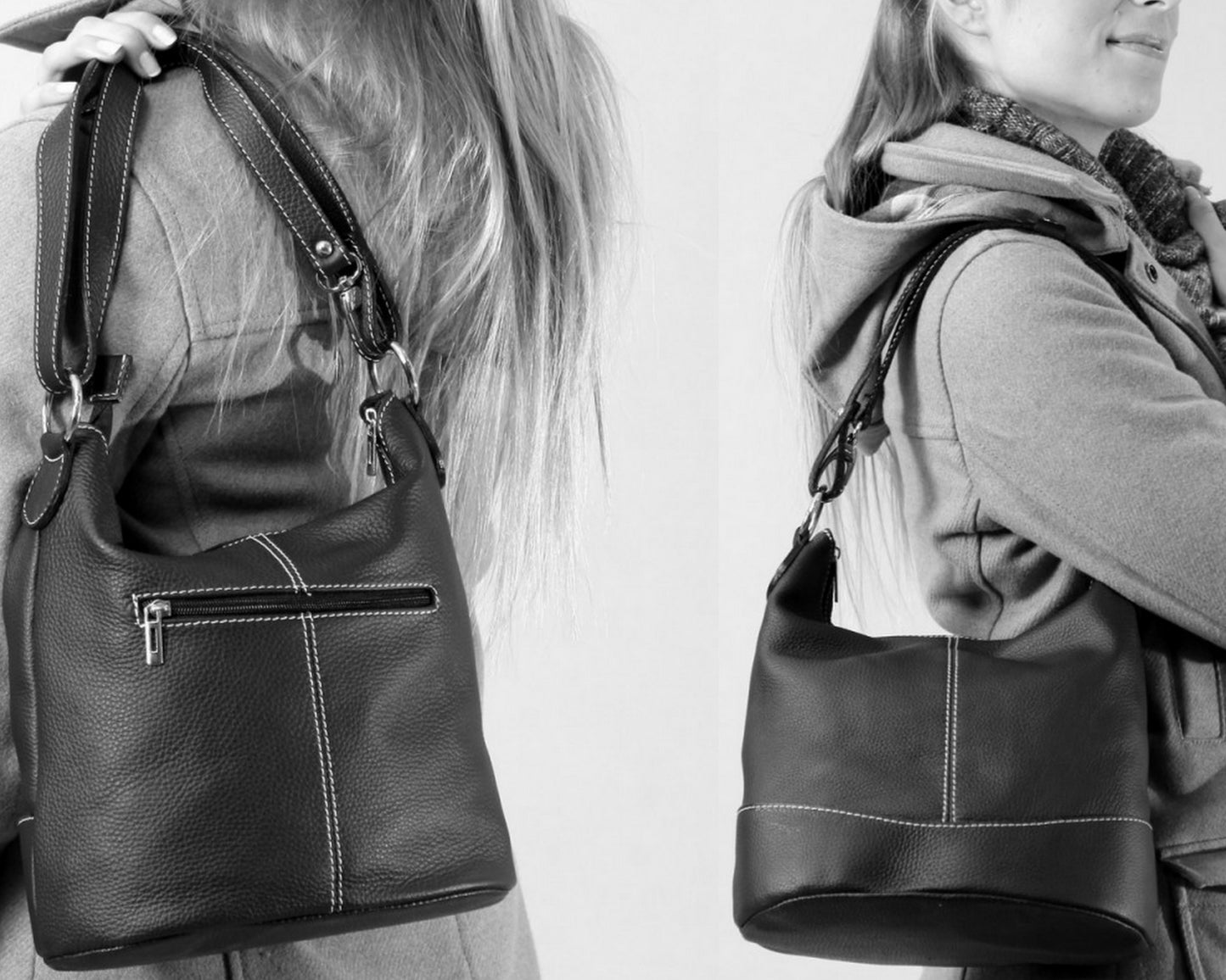 Sac bandoulière en cuir Gabriela - Valencia Paris