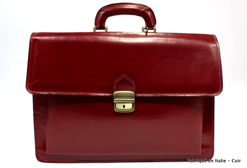 Porte document en cuir Giancarlo mixte - VALENCIA PARIS