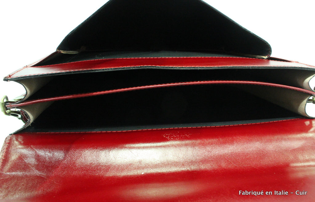 Porte document en cuir Giancarlo mixte - VALENCIA PARIS