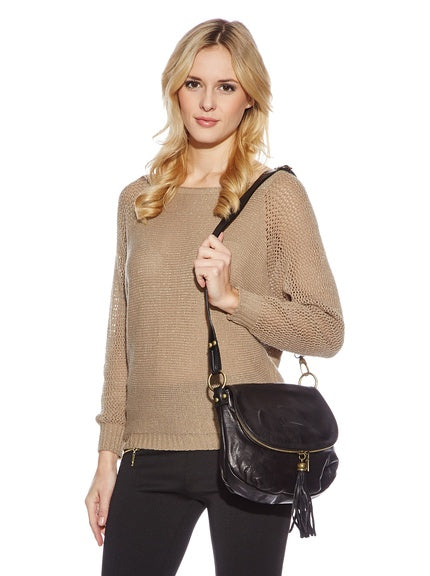 Sac bandoulière en cuir souple Juliette - Valencia Paris