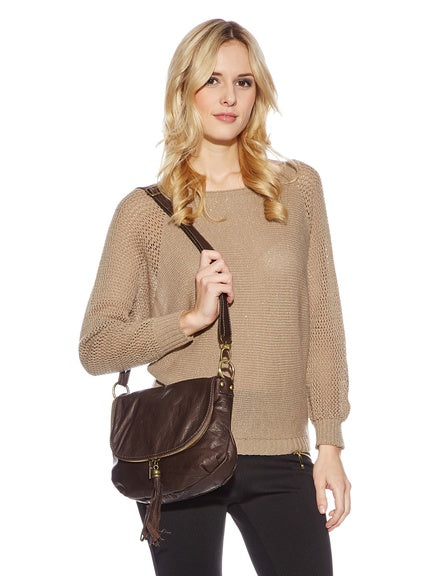 Sac bandoulière en cuir souple Juliette - Valencia Paris