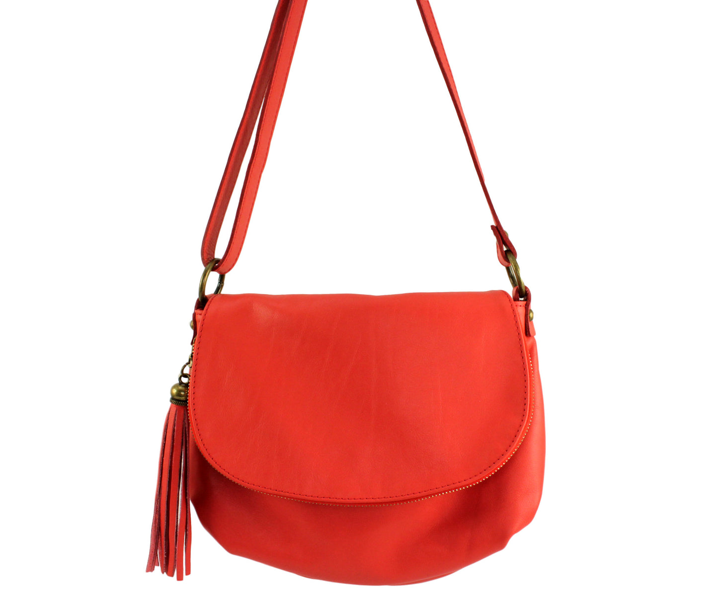 Sac bandoulière en cuir souple Juliette - Valencia Paris