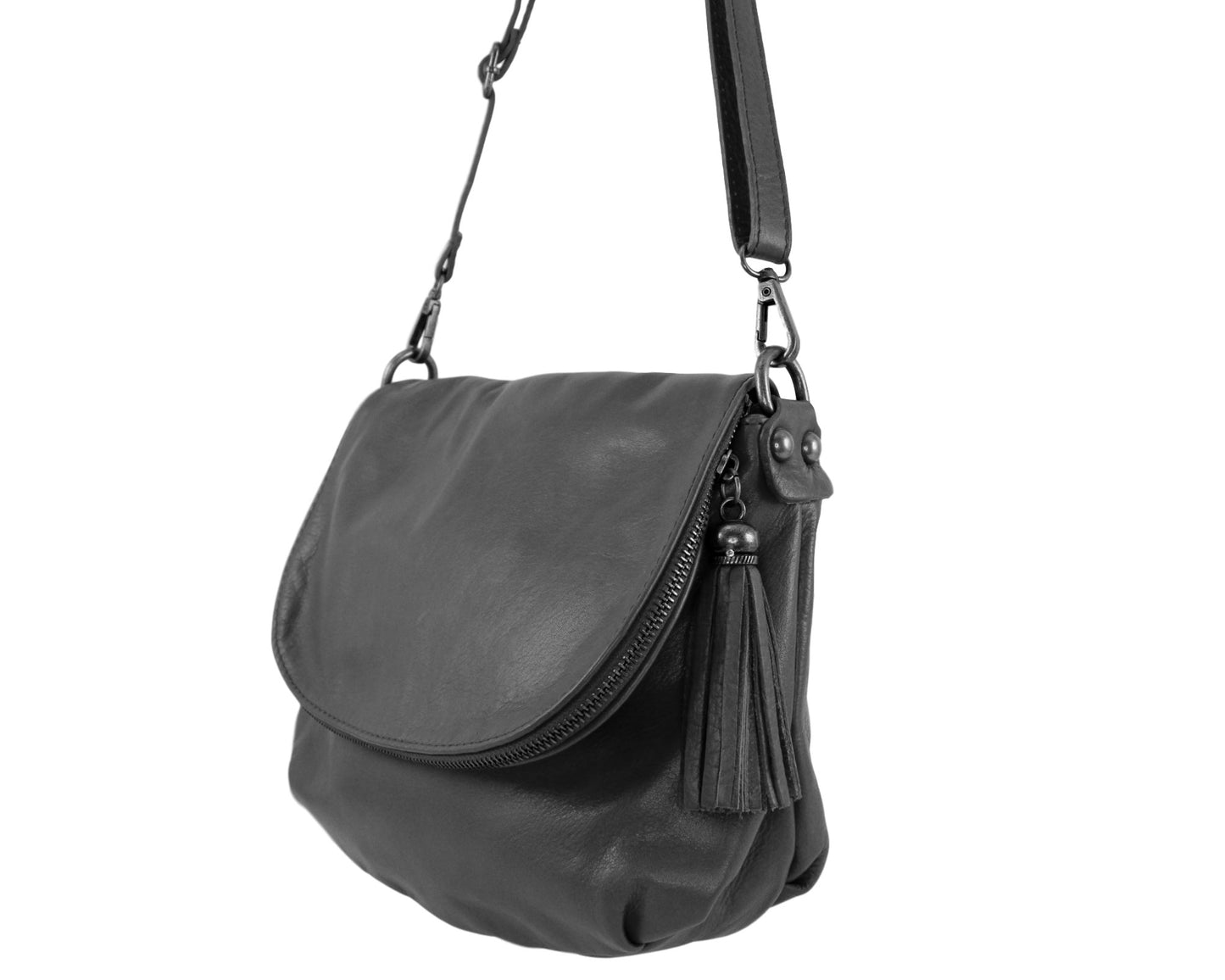 Sac bandoulière en cuir souple Juliette - Valencia Paris