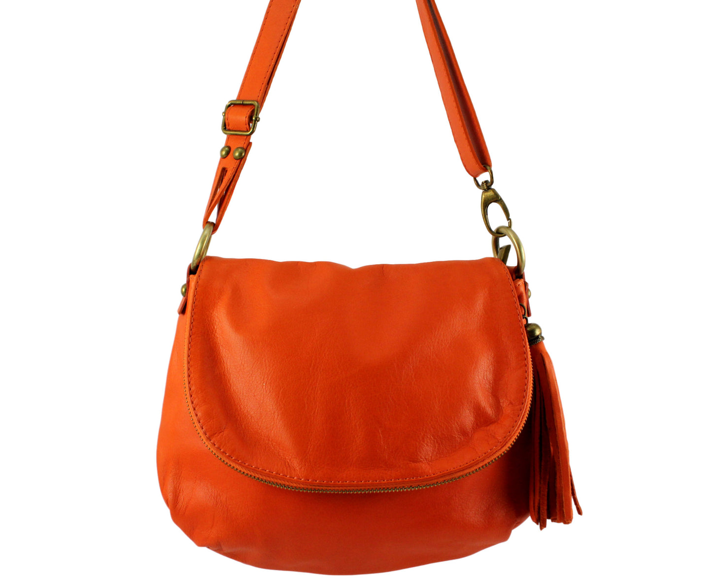 Sac bandoulière en cuir souple Juliette - Valencia Paris