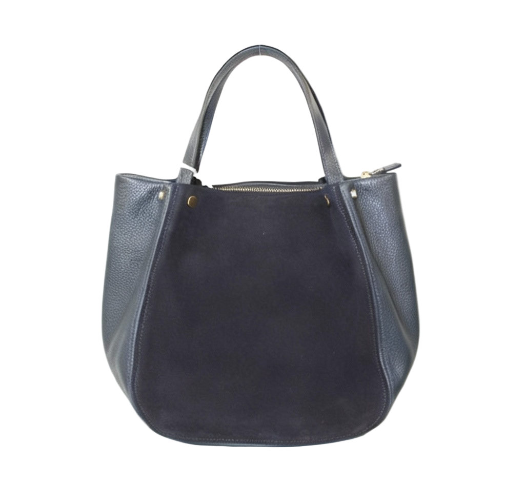 Sac main en bi-cuir Mili - VALENCIA PARIS