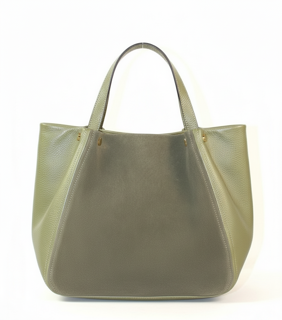 Sac main en bi-cuir Mili - VALENCIA PARIS