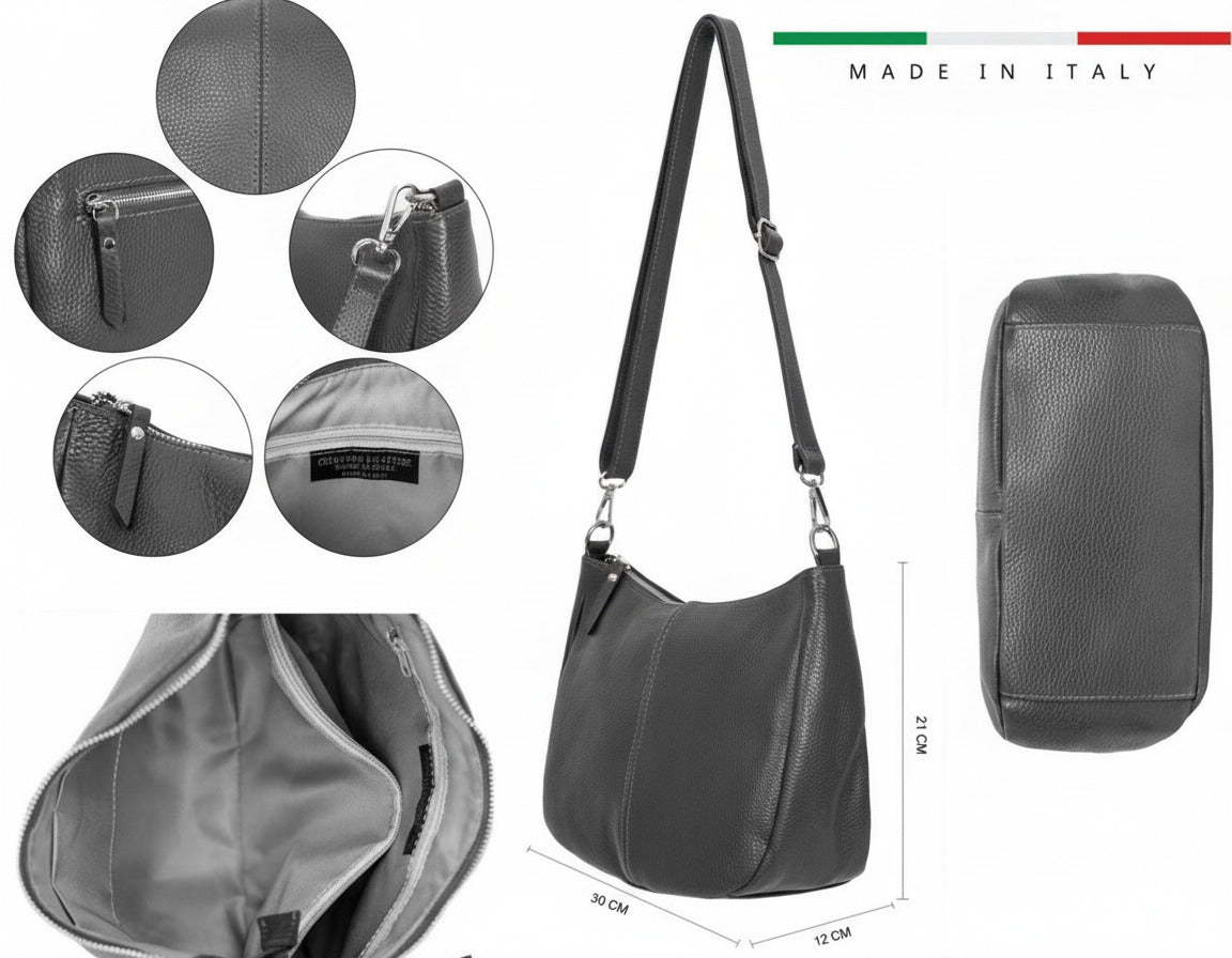 Sac bandoulière en cuir Sabrina - VALENCIA PARIS